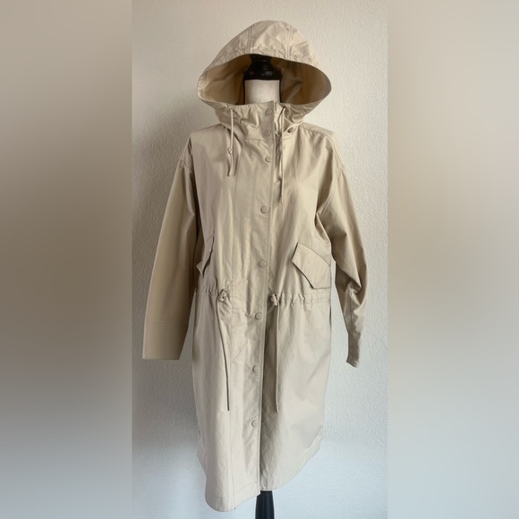GAP Oversized Parka Hooded Water-Repellent - Picture 1 of 11